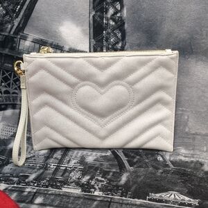 Inc Vinyl Quilted Clutch